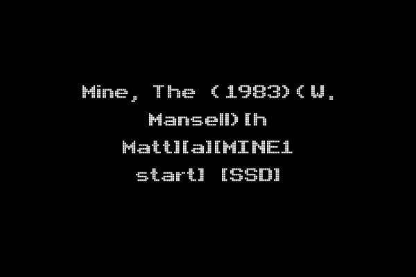 Mine, The (1983)(W. Mansell)[h Matt][a][MINE1 start] [SSD]