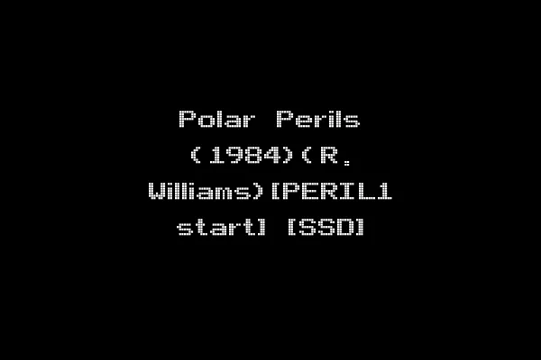 Polar Perils (1984)(R. Williams)[PERIL1 start] [SSD]