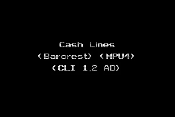 Cash Lines (Barcrest) (MPU4) (CLI 1.2 AD)