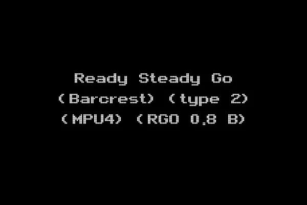 Ready Steady Go (Barcrest) (type 2) (MPU4) (RGO 0.8 B)