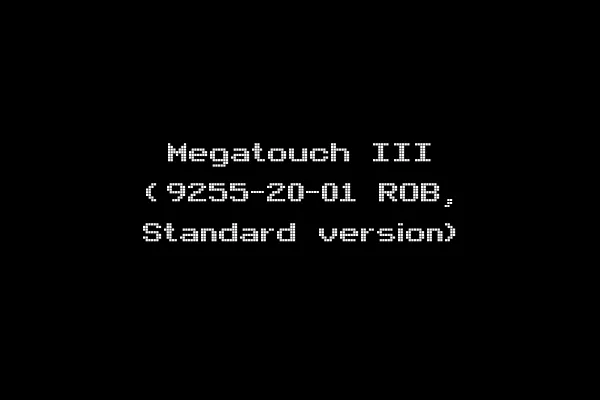 Megatouch III (9255-20-01 ROB, Standard version)