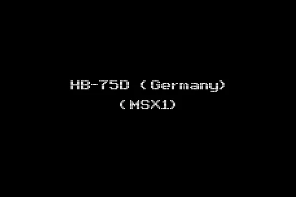 HB-75D (Germany) (MSX1)