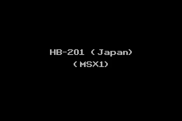 HB-201 (Japan) (MSX1)