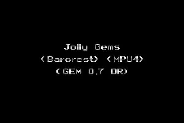 Jolly Gems (Barcrest) (MPU4) (GEM 0.7 DR)