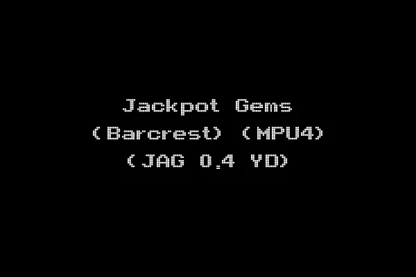 Jackpot Gems (Barcrest) (MPU4) (JAG 0.4 YD)