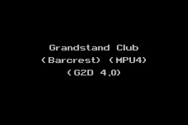 Grandstand Club (Barcrest) (MPU4) (G2D 4.0)