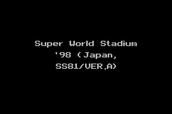Super World Stadium '98 (Japan, SS81/VER.A)
