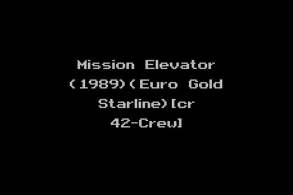 Mission Elevator (1989)(Euro Gold Starline)[cr 42-Crew]