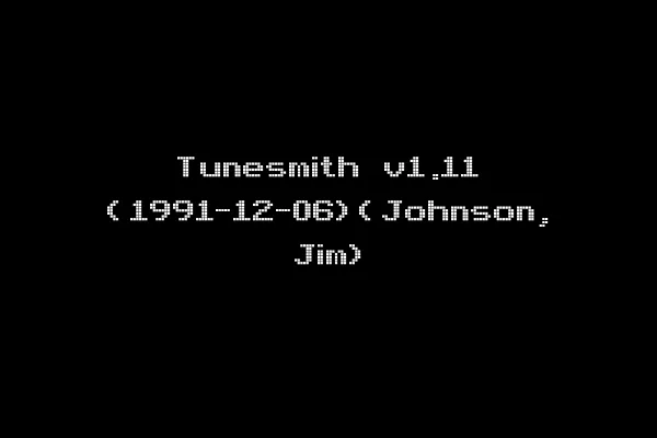 Tunesmith v1.11 (1991-12-06)(Johnson, Jim)