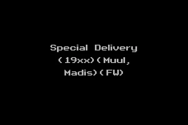 Special Delivery (19xx)(Muul, Madis)(FW)
