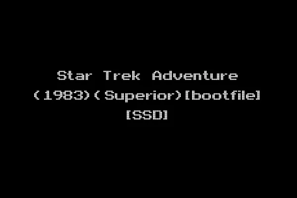 Star Trek Adventure (1983)(Superior)[bootfile] [SSD]