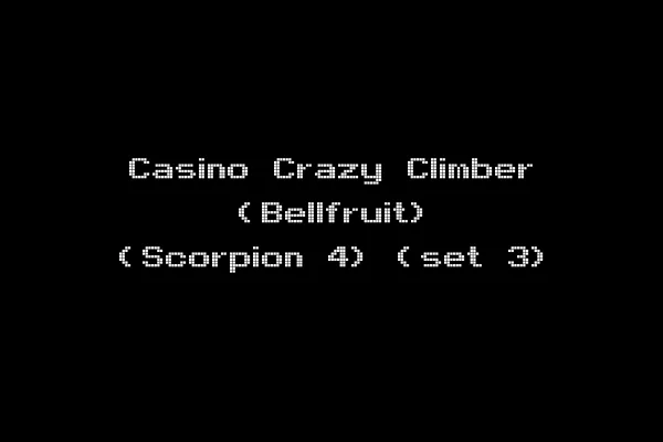 Casino Crazy Climber (Bellfruit) (Scorpion 4) (set 3)