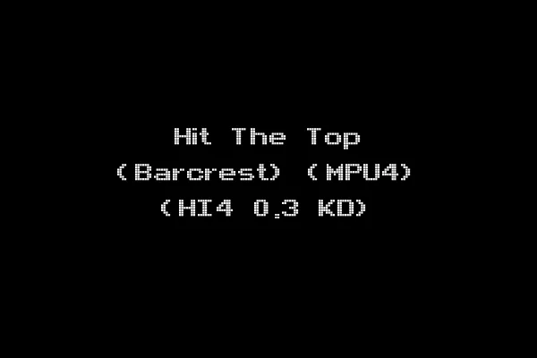 Hit The Top (Barcrest) (MPU4) (HI4 0.3 KD)