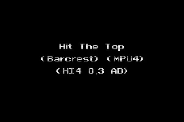 Hit The Top (Barcrest) (MPU4) (HI4 0.3 AD)
