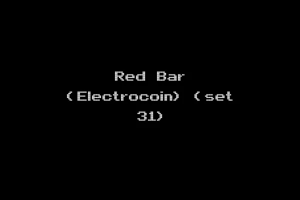 Red Bar (Electrocoin) (set 31)
