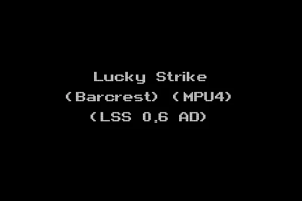 Lucky Strike (Barcrest) (MPU4) (LSS 0.6 AD)