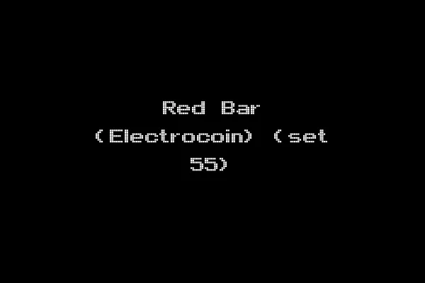 Red Bar (Electrocoin) (set 55)