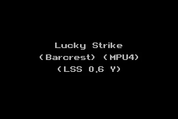 Lucky Strike (Barcrest) (MPU4) (LSS 0.6 Y)