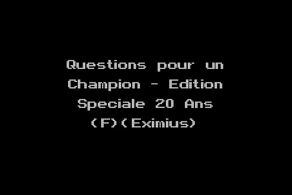 Questions pour un Champion - Edition Speciale 20 Ans (F)(Eximius)