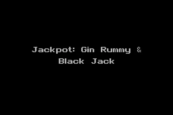 Jackpot: Gin Rummy & Black Jack