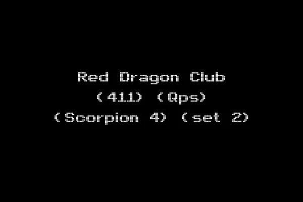 Red Dragon Club (411) (Qps) (Scorpion 4) (set 2)