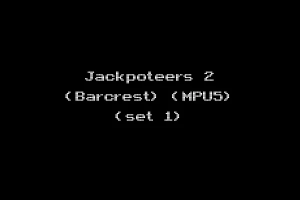 Jackpoteers 2 (Barcrest) (MPU5) (set 1)