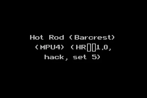 Hot Rod (Barcrest) (MPU4) (HR__1.0, hack, set 5)