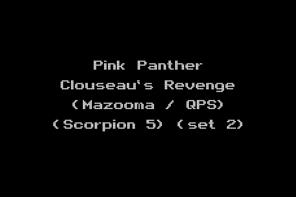 Pink Panther Clouseau's Revenge (Mazooma / QPS) (Scorpion 5) (set 2)