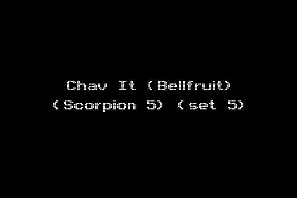 Chav It (Bellfruit) (Scorpion 5) (set 5)