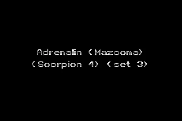 Adrenalin (Mazooma) (Scorpion 4) (set 3)