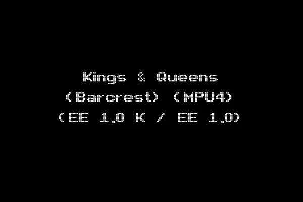 Kings & Queens (Barcrest) (MPU4) (EE 1.0 K / EE 1.0)