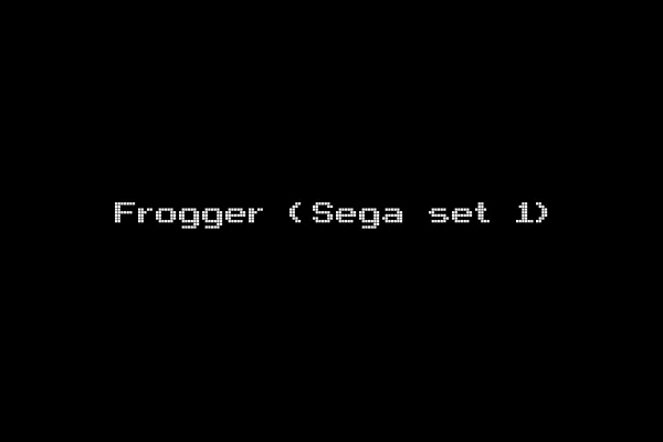 Frogger (Sega set 1)