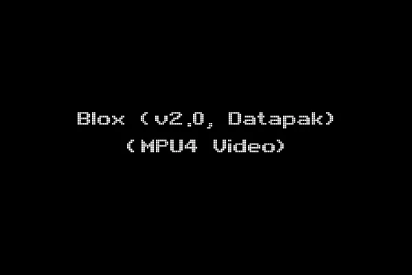 Blox (v2.0, Datapak) (MPU4 Video)