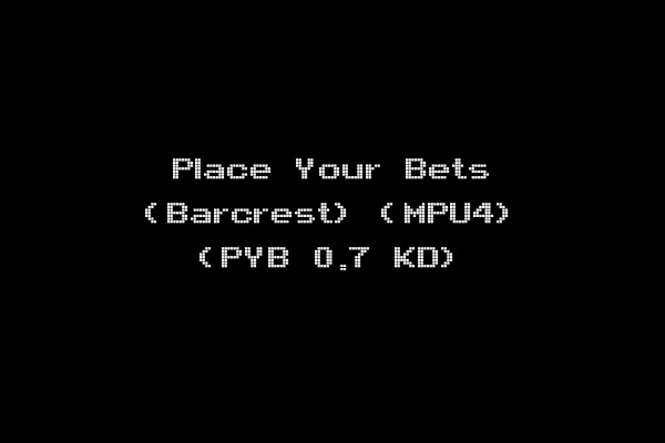 Place Your Bets (Barcrest) (MPU4) (PYB 0.7 KD)