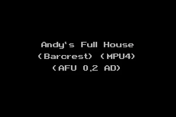 Andy's Full House (Barcrest) (MPU4) (AFU 0.2 AD)