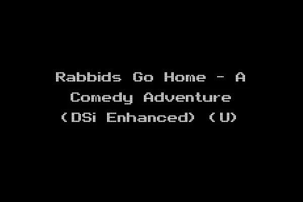 Rabbids Go Home - A Comedy Adventure (DSi Enhanced) (U)