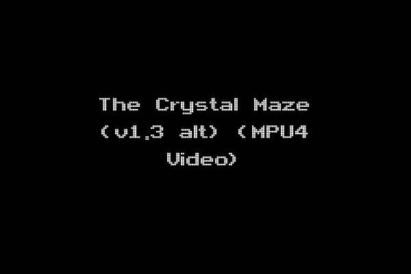 The Crystal Maze (v1.3 alt) (MPU4 Video)