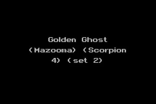 Golden Ghost (Mazooma) (Scorpion 4) (set 2)