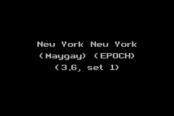 New York New York (Maygay) (EPOCH) (3.6, set 1)