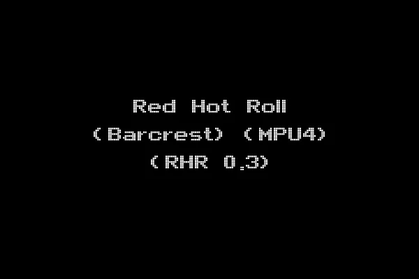 Red Hot Roll (Barcrest) (MPU4) (RHR 0.3)