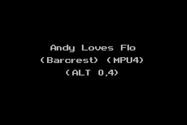 Andy Loves Flo (Barcrest) (MPU4) (ALT 0.4)
