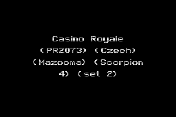 Casino Royale (PR2073) (Czech) (Mazooma) (Scorpion 4) (set 2)