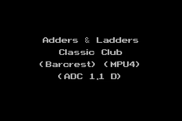 Adders & Ladders Classic Club (Barcrest) (MPU4) (ADC 1.1 D)