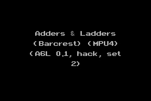 Adders & Ladders (Barcrest) (MPU4) (A6L 0.1, hack, set 2)