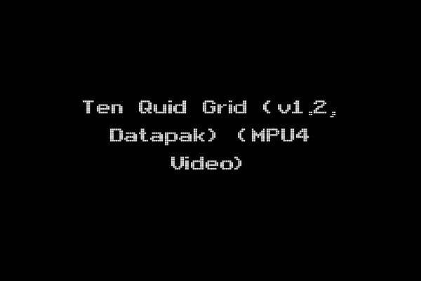 Ten Quid Grid (v1.2, Datapak) (MPU4 Video)