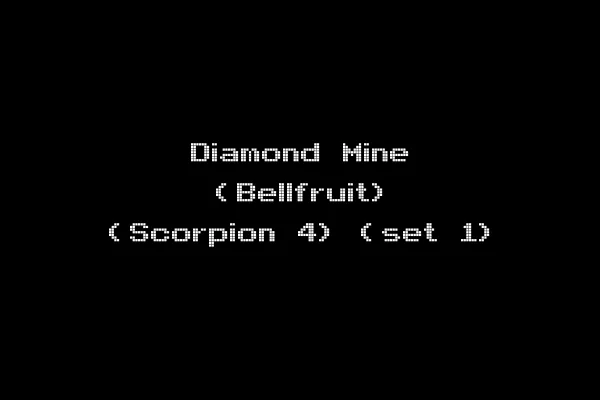 Diamond Mine (Bellfruit) (Scorpion 4) (set 1)