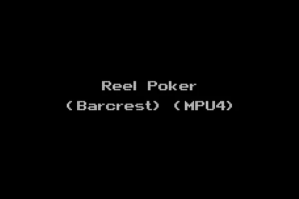 Reel Poker (Barcrest) (MPU4)