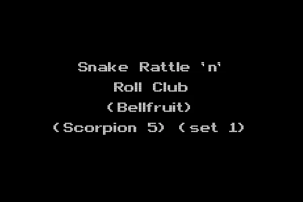 Snake Rattle 'n' Roll Club (Bellfruit) (Scorpion 5) (set 1)