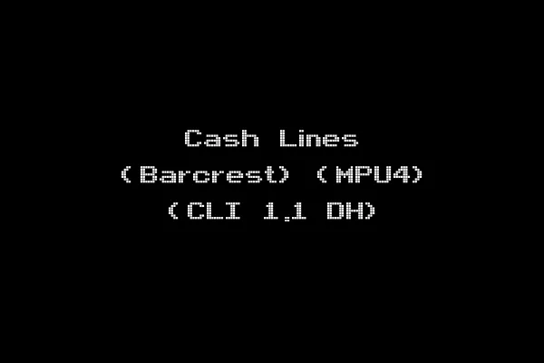 Cash Lines (Barcrest) (MPU4) (CLI 1.1 DH)