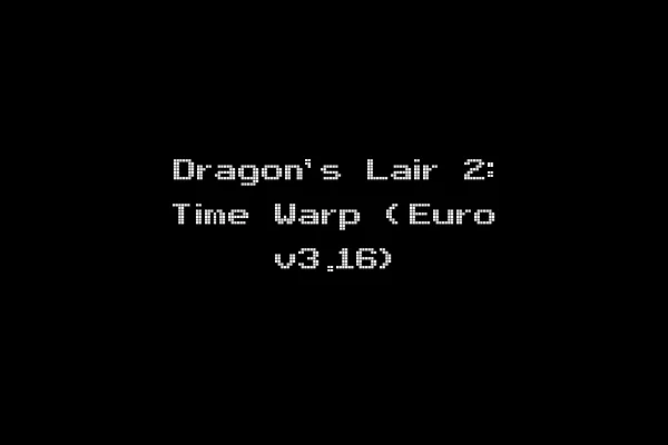 Dragon's Lair 2: Time Warp (Euro v3.16)
